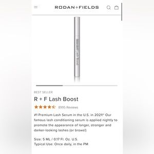 Rodan + Fields Enhancements Lash Boost. Brand New. Never used. Unopened
